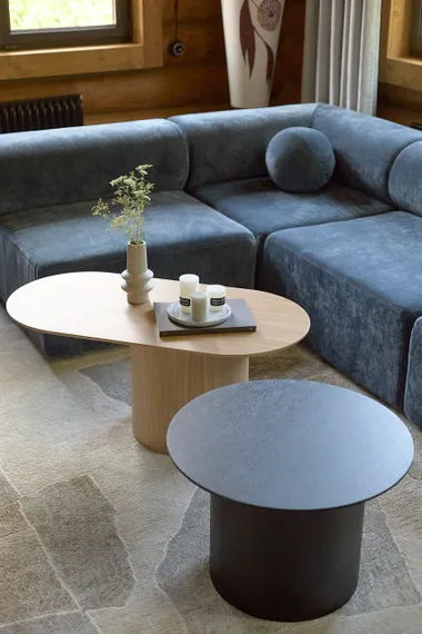 Столик Type D 60 см основание D 39 см (черный)