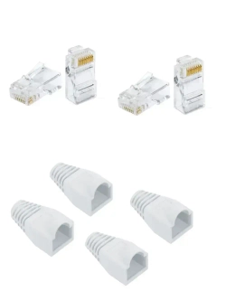 Витая пара кабель, UTP, 5e, CCA, витая пара 50 метров, 4pr, 8жил