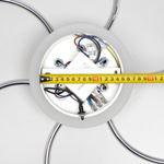 Citilux Джемини CL229261E LED RGB Люстра с пультом Хром