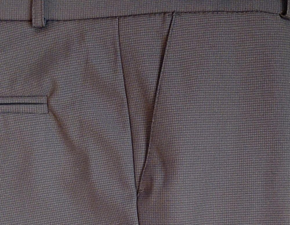 Брюки мужские классические классика зимние теплые утепленные на флисе толстые чёрные темно-серые серые с начёсом в мелкую клетку клетка клетчатые 46 размер 176 182 188