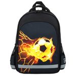 Рюкзак ПИФАГОР SCHOOL для начальной школы, "Fire goal", 270658