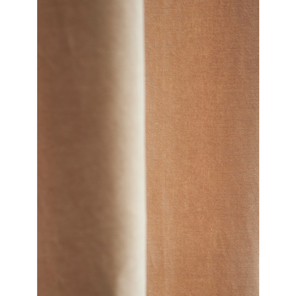 Штора из хлопкового бархата бежевого цвета из коллекции essential, 150х290 см