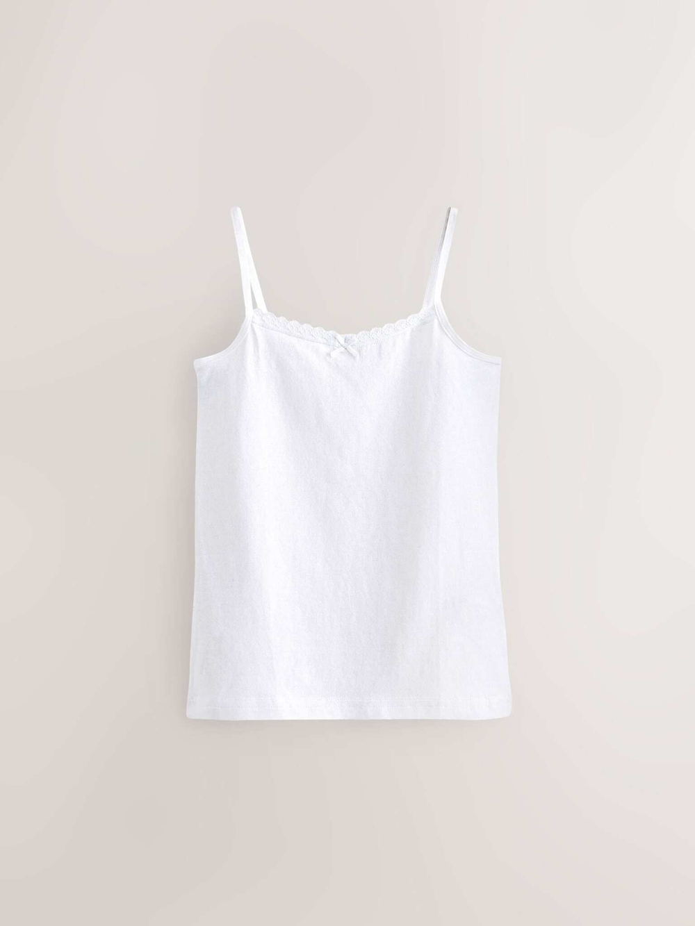 Майка на бретельках для девочки Next 641-576, 10шт., Белый