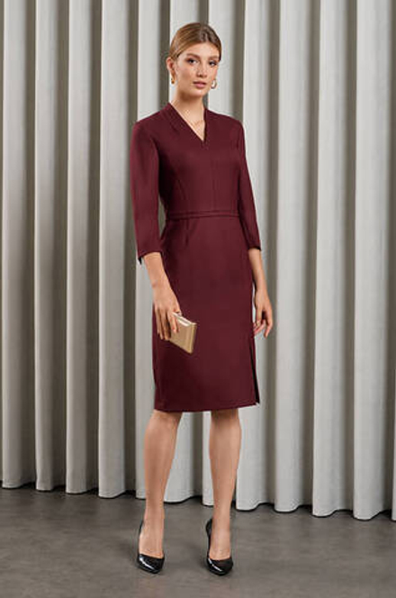 51509 Платье женское (бордовый)