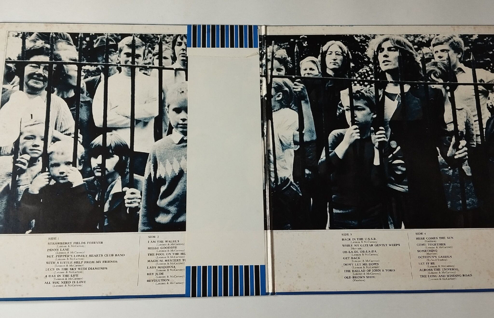 Винтажная виниловая пластинка LP The Beatles 1967 1970 (Japan 1973) (Obi, Poster, Booklet)