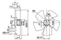Вентилятор осевой A4D400-AP12-02