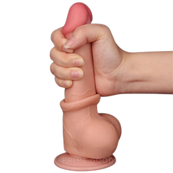 Фаллос с подвижной кожей Sliding Skin Dong (7,5 дюймов)