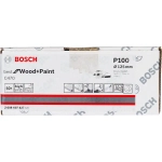 Шлифлист 125 мм C470, P100, 8 отв., 50шт. BOSCH 2608607827