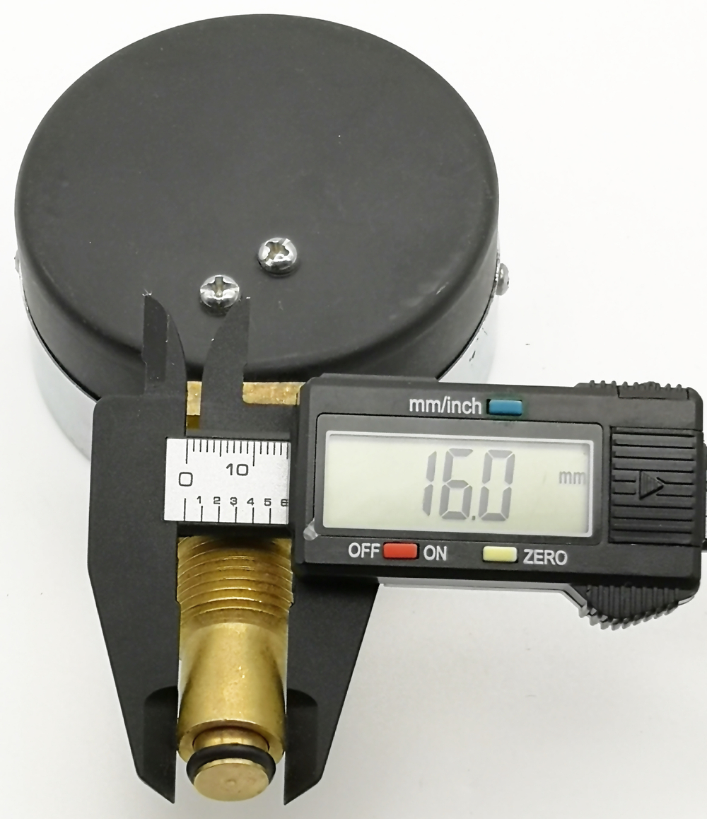 Термоманометр биметаллический  РОСМА ТМТБ-31Р.1 0+120оС, 0-1.0МПа, кл.2,5, радиальный