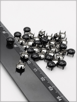 Заклепки "Круглая" 7мм (40шт) для декорирования.