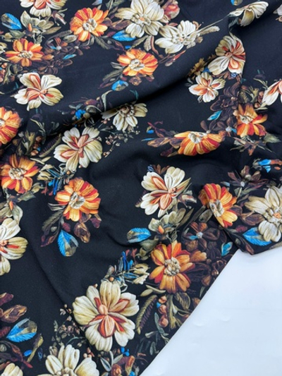 Футер 2 нитка цветочная лошадка компаньон