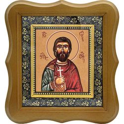Шалва Ахалцихский мученик. Икона на холсте.