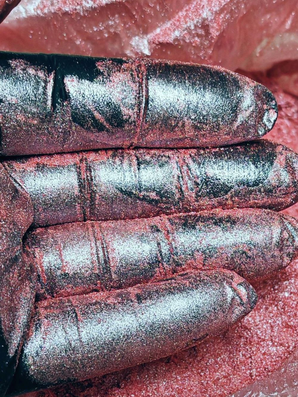 Премиум пигмент 8981 - Коралловый жемчуг мерцающий - универсальный