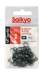 Вертлюг с застежкой Saikyo SA-301