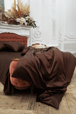 Простыня 260х280 German Grass Silk Bliss Chocolate Pie