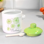 Сахарница 370мл с ложкой "Нежность" (00113335)