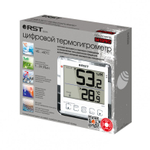 Электронный термогигрометр RST S415 pro  с большим дисплеем, белый