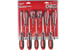 Набор отверток Milwaukee магнитных с трехгранной рукояткой 10 шт