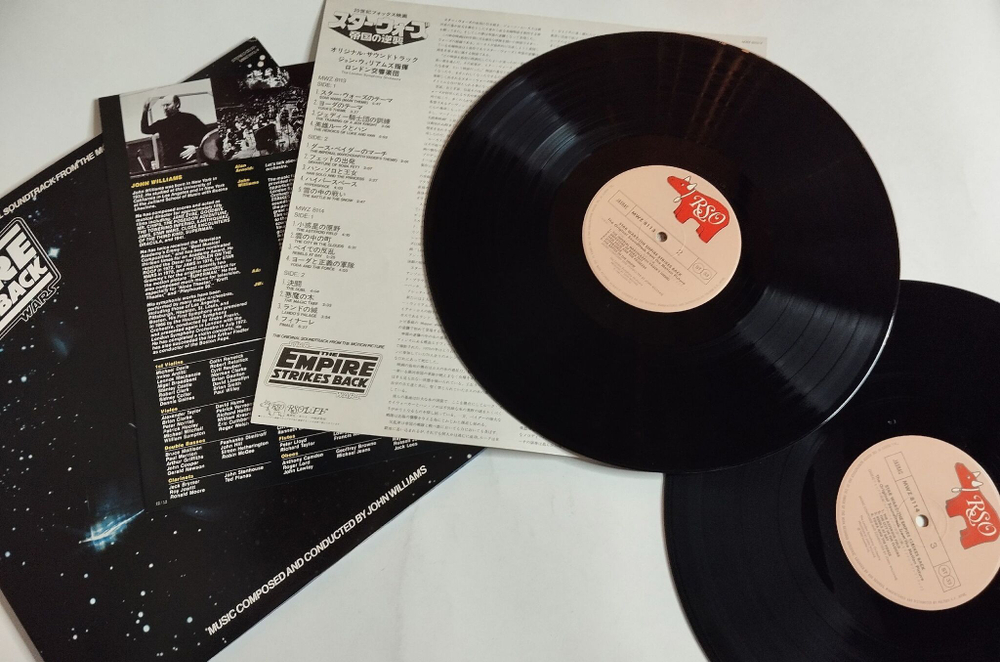 Винтажная виниловая пластинка LP John Williams The London Symphony Orchestra Star Wars The Empire Strikes Back (Japan 1980) (No Obi)
