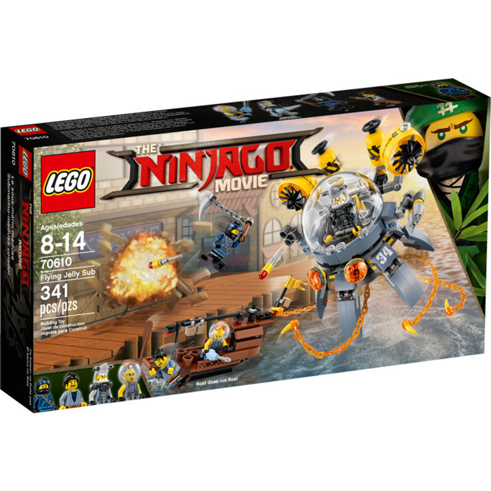 LEGO Ninjago Movie: Летающая подводная лодка 70610 — Flying Jelly Sub — Лего Ниндзяго Муви