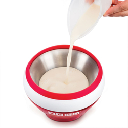 Мороженица ice cream maker красная