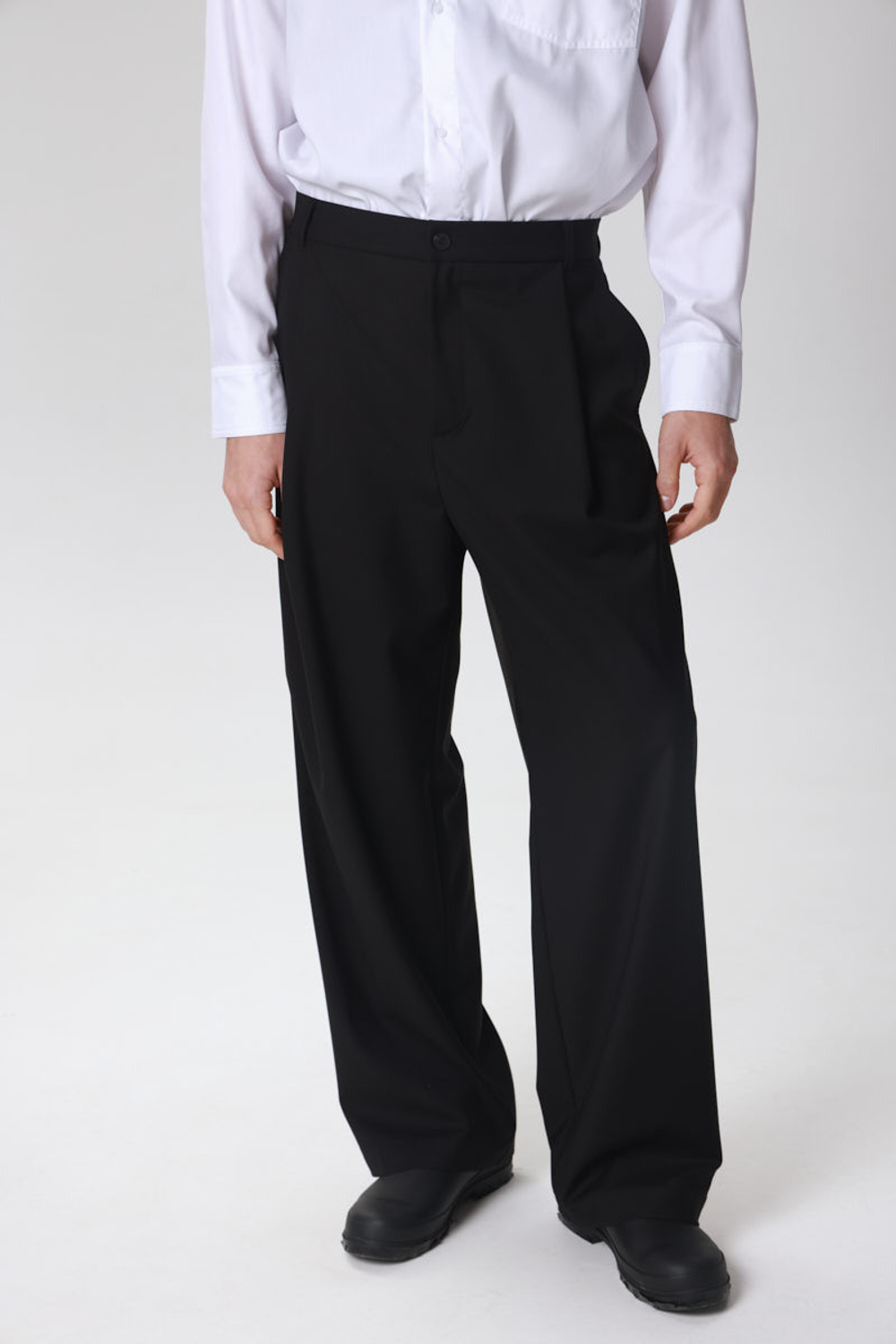 Брюки мужские широкие, черный
