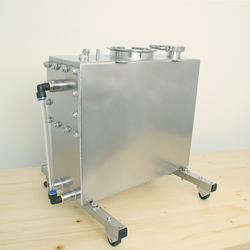 Непрерывный парогенератор для НБК (непрерывной бражной колонны) и барботера для густых браг