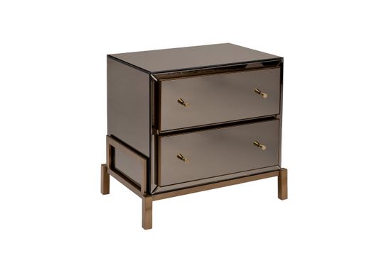 KFG170 Тумба зеркальная 2 ящика 65*45*62см