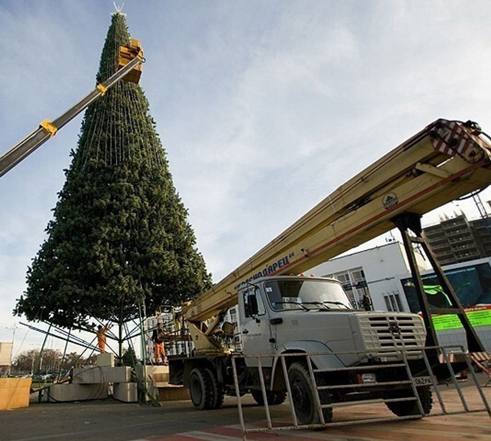 Уличная елка ствольная "Альпийская сосна" (леска) от 3 до 22 м