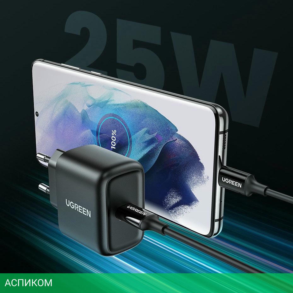 Сетевое зарядное устройство Ugreen CD250-50581 Black (50581)