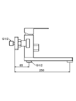 Смеситель для ванны Frap F32802-6