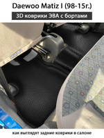 комплект eva ковриков в салон авто для daewoo matiz i 98-15 от supervip