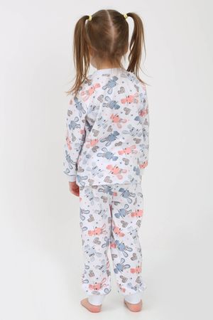 Детская пижама с брюками Заяц с бантом
