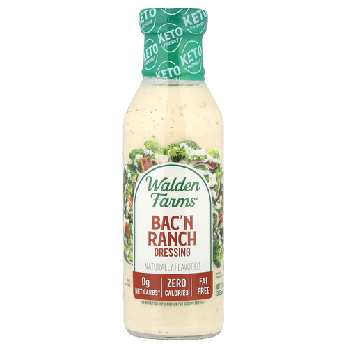 Walden Farms, Соус Ранч со вкусом бекона 12 жидких унции (355 мл)