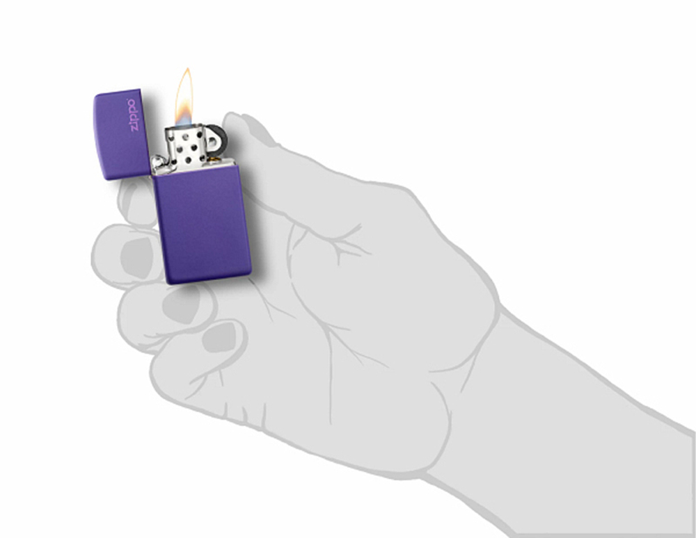 Зажигалка Slim® Purple Matte ZIPPO 1637ZL