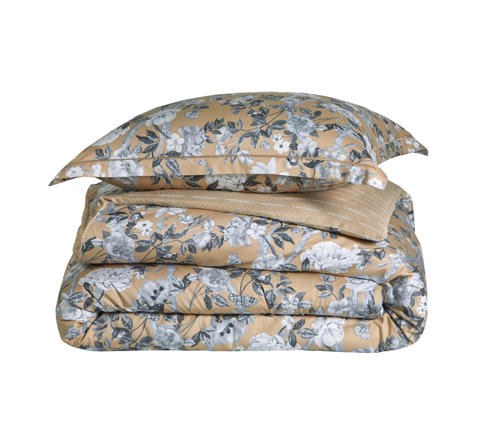 Постельное белье 2 спальное евро Blanc des Vosges Imperial Chanvre бежевое