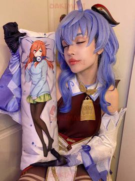 Мини дакимакура Мику Накано из Пять невест арт. M0815, 60х20 см