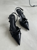 Туфли черные Zara