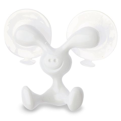 Крючок для душа настенный bunny, organic, молочный