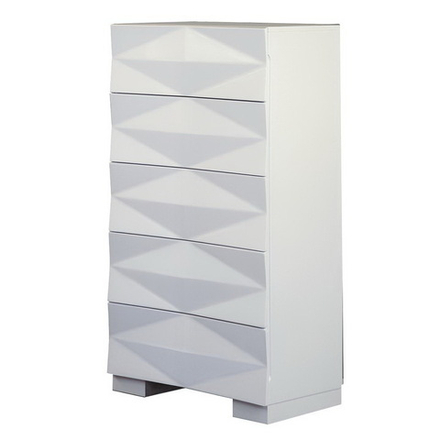 Комод вертикальный DUPEN S-153 белый