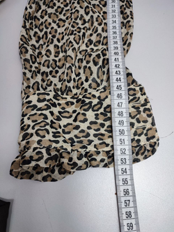 Рубашка с леопардовым принтом 46 размер