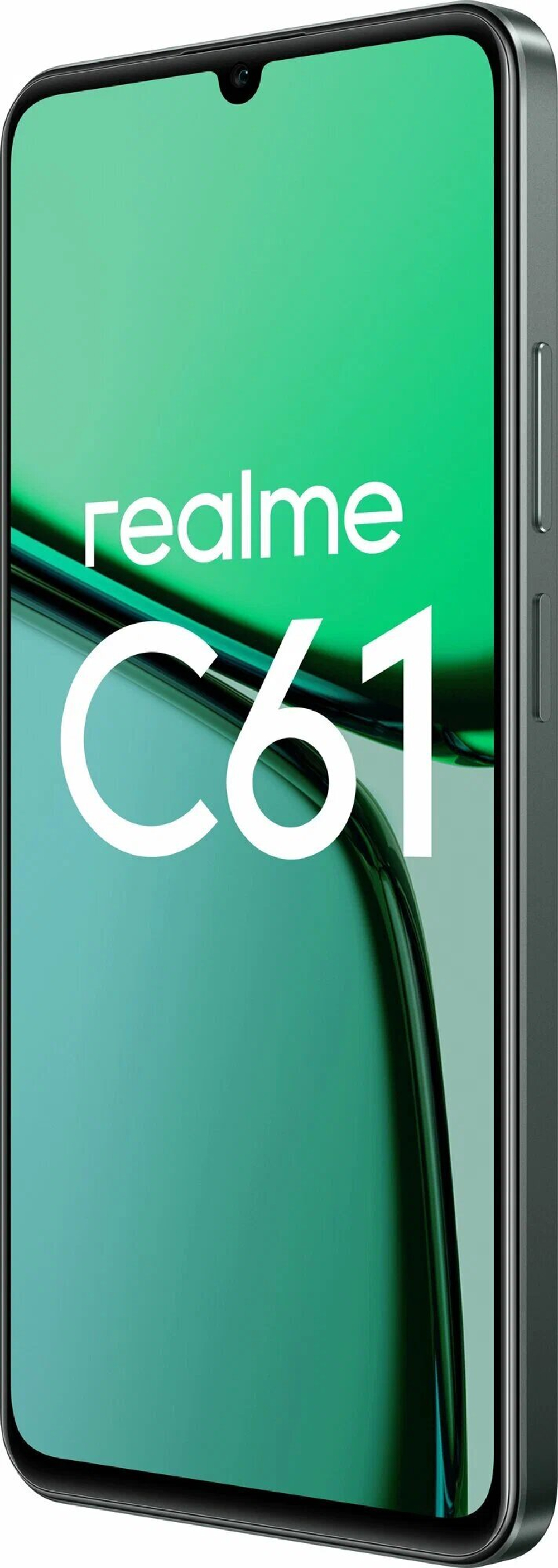 Смартфон realme C61 6/128 ГБ, Dual nano SIM, Ростест, темно-зеленый