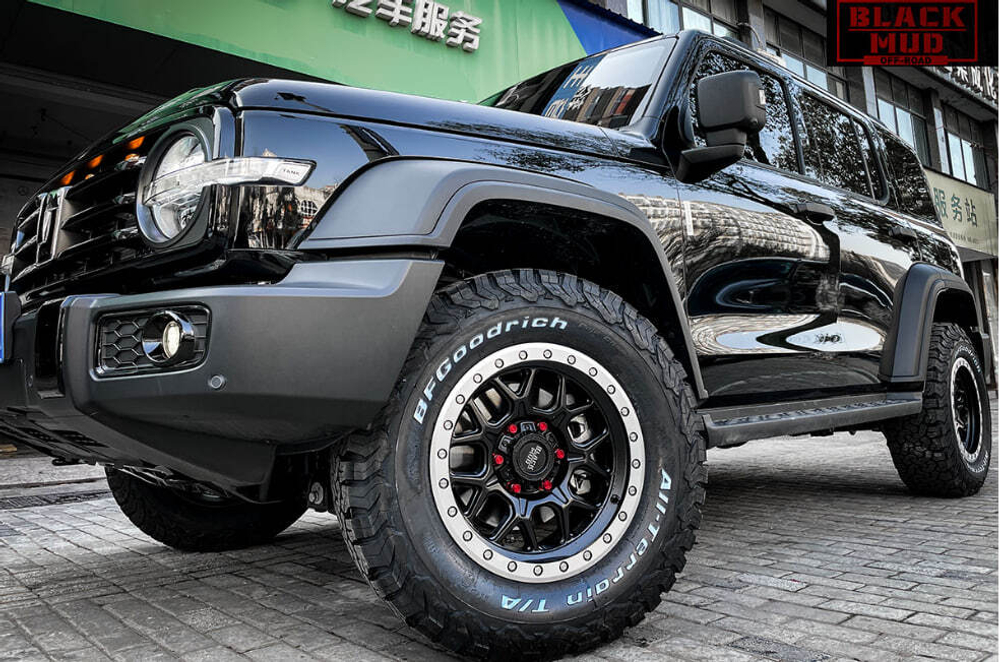 Диск колёсный Black Mud Tank 300 R17 M510 Matte Black/Machined lip