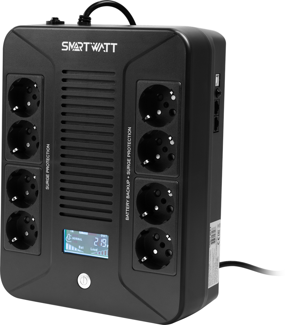 ИБП SMARTWATT UPS SAFE PRO LCD 800