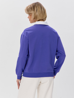 Джемпер с воротником поло