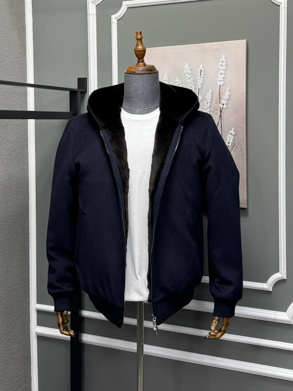 Бомбер с мехом Loro Piana