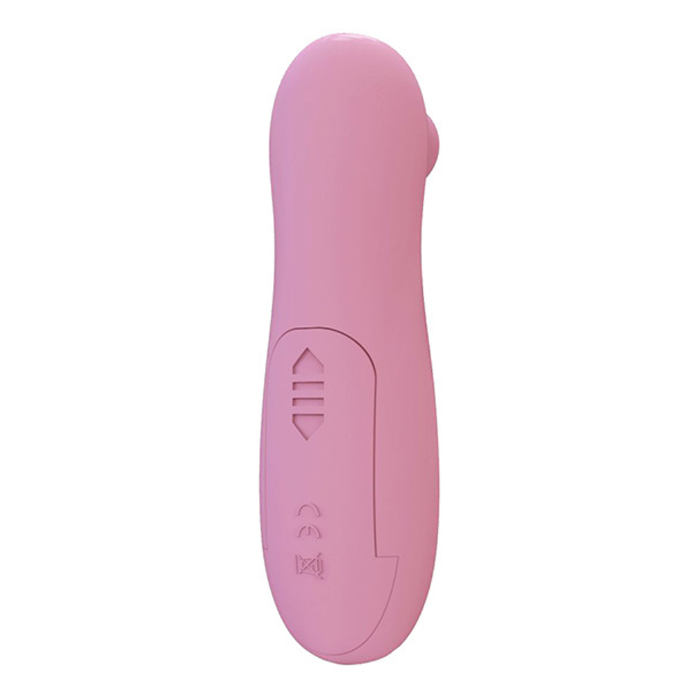 Розовый вакуумный вибростимулятор клитора 12,3см Lola Games Take It Easy Ace 9020-02lola