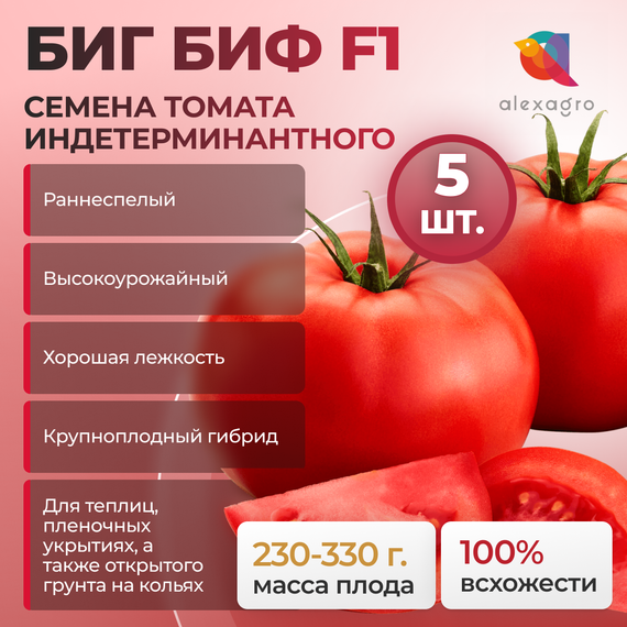 БИГ БИФ F1 семена томата (Seminis | Alexagro) – фото 10