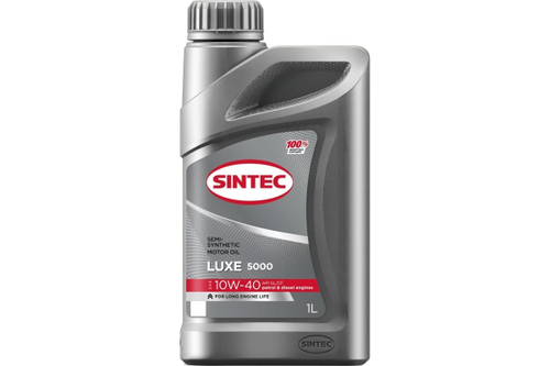 Масло Sintec Luxe 5000 10W40 SL/CF (1л) п/синтетика