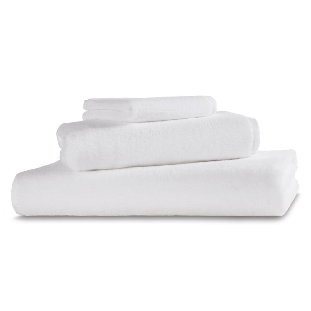 Полотенце 76х142 Hamam Soft Touch белое